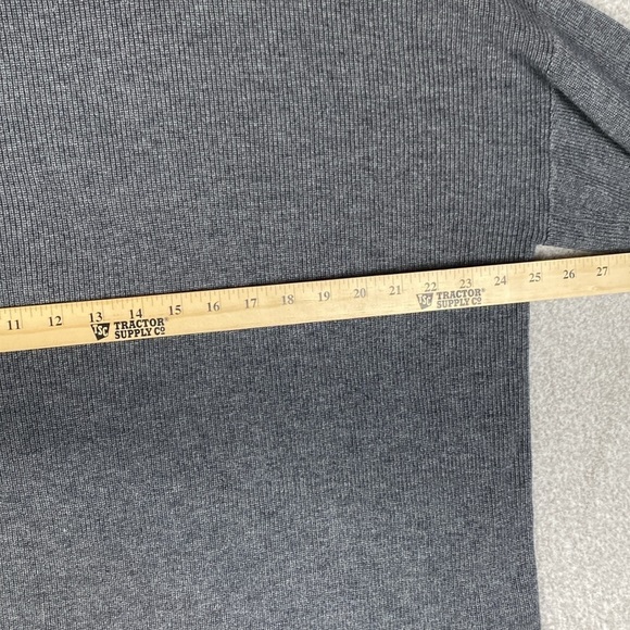 River Stone wool blend sweater XL ribbed soft heavy weight split side hems - Picture 3 of 11